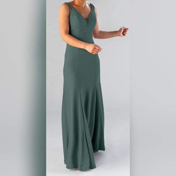 Kennedy Blue Jessa Bridesmaid Dress Size 14 Jade - Picture 1 of 4
